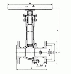 DQ641F气动低温法兰球阀(图1) DQ641F气动低温法兰球阀(图1)