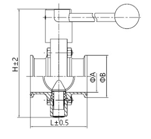 卫生级蝶阀(图1) 卫生级蝶阀(图1)