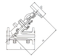 BJ45W保温直流式截止阀(图1) BJ45W保温直流式截止阀(图1)