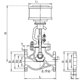 J641H气动截止阀(图1) J641H气动截止阀(图1)
